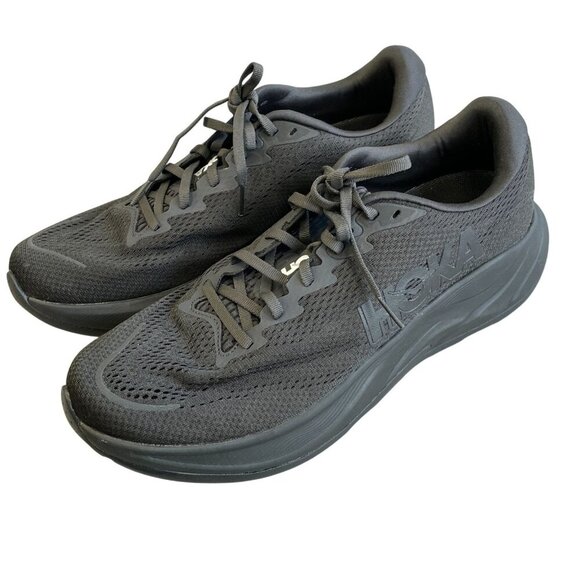 NEW Hoka One One Rincon 4 Men's Size 11D Running Shoes Black Lightweight Mesh - Picture 3 of 8